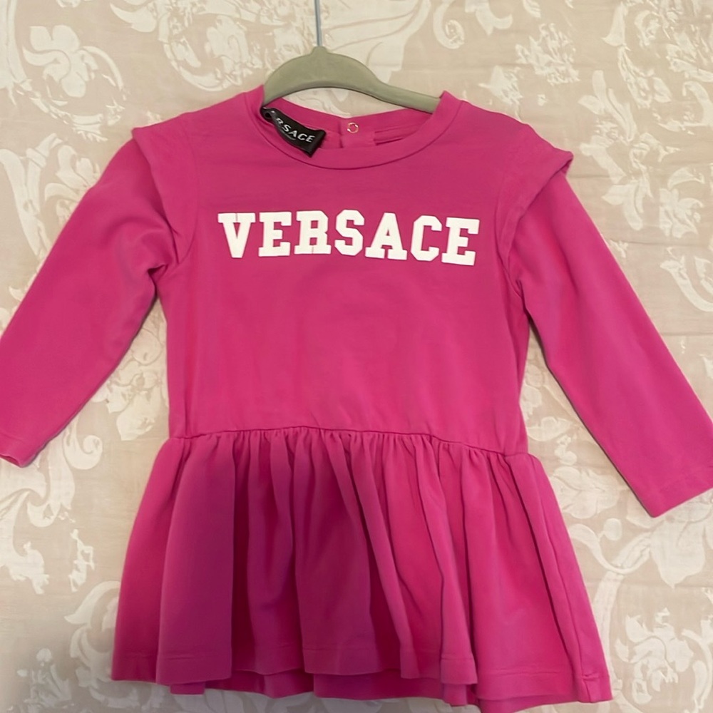 Baby Versace Pink Versace dress 3-6 months